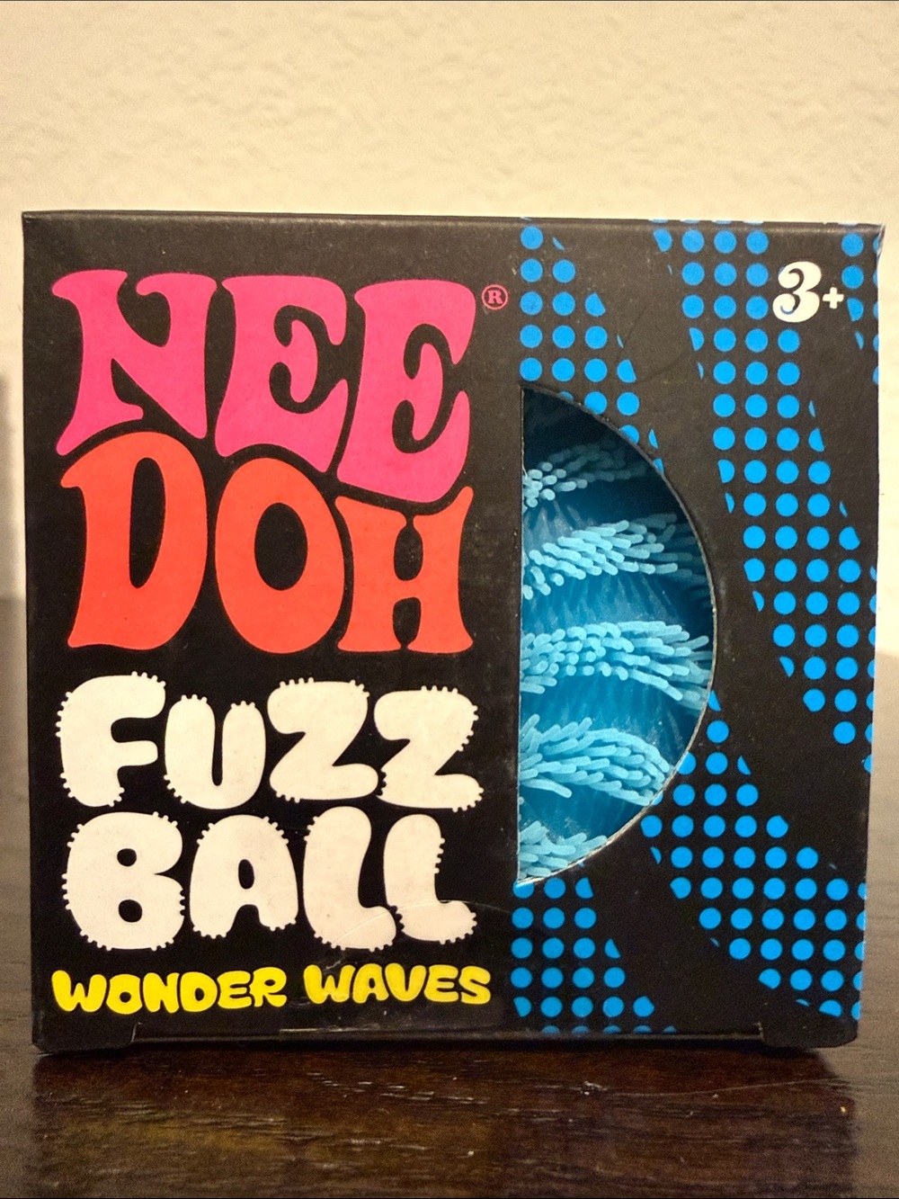NeeDoh Fuzz Ball Wonder Waves - Blue